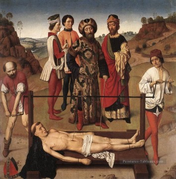  Anneau Tableaux - Martyr du panneau central de St Erasmus hollandais Dirk Bouts